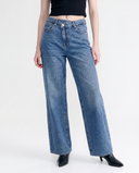 Vintage Blue Wide-Leg Jeans