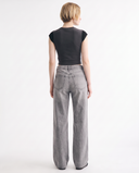 Vintage Grey Wide-Leg Jeans