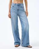 Light Blue Wide-Leg Jeans