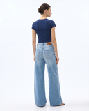 Light Blue Wide-Leg Jeans
