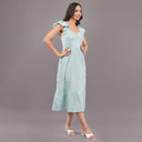 Embrod Mint Heart Gauze Dress – Soft Mint