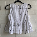Polka Dot Peplum Top