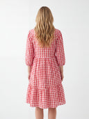 Check Dress - Red