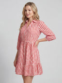 Check Dress - Red