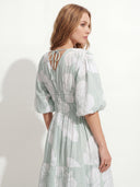 Breeze Cotton Dress - Dusty Green