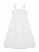 Cotton Denim Midi Dress