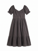 Sweetheart Dress - Charcoal Grey