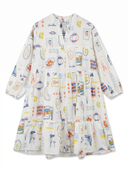 Printed Dress - Green