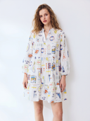 Printed Dress - Green