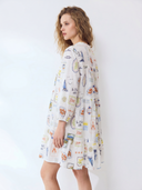 Printed Dress - Green