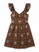 Flutter Gauze Dress - Purple