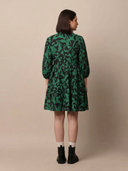 Printed Dress - Green
