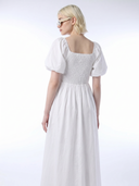 Tie Front Dress - White