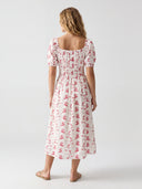 Paisley Midi Dress White