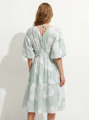 Breeze Cotton Dress - Dusty Green
