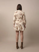 Casual Belt Dress - Beige