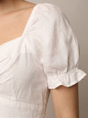 Sweetheart Dress - White