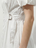 Glow Linen Midi Dress - Yellow