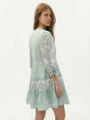 FELRIO Celeste Bloom Dress - Soft Sage Mint