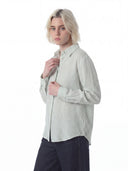 Blue & White Striped Classic Fit Shirt